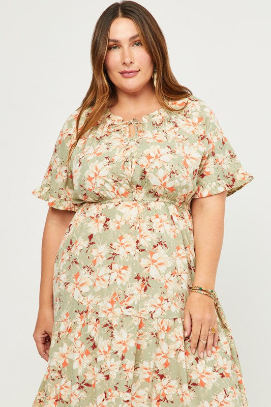 Estela floral dress